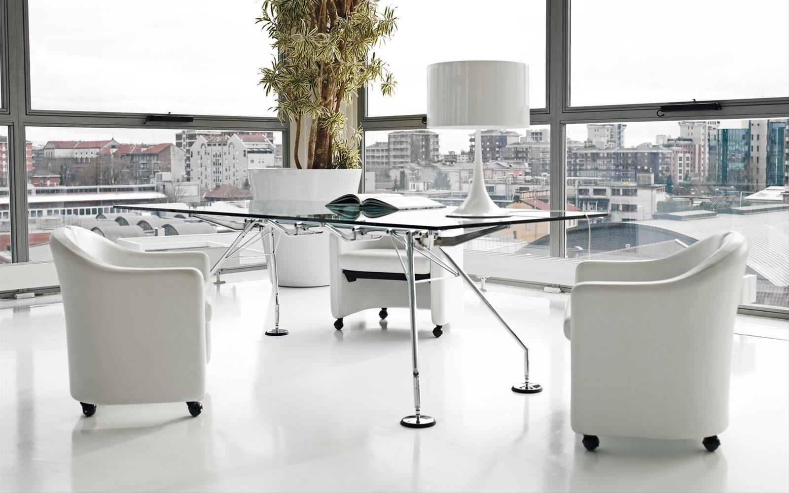 office design by  Eugenio Gerli for Tecno
