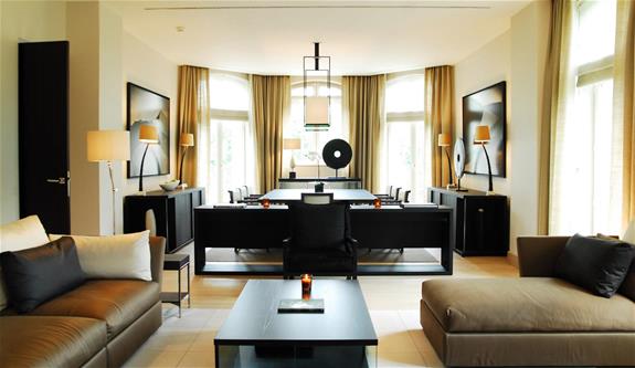 Maxalto家具顶级酒店现代奢华设计La Reserve黑色橡木