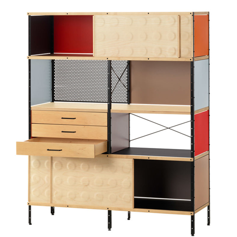 现代设计Vitra家具Eames桌子ESU EDU 置物架模块化系统 