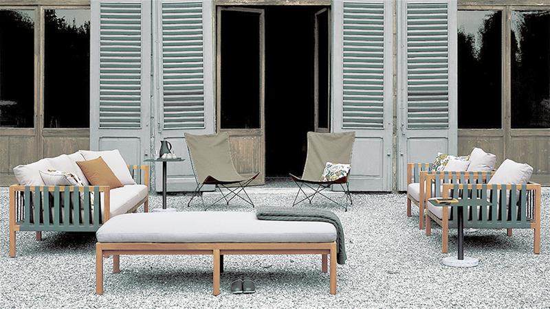 Rodolfo Dordoni design Cassina Roda Molteni&C Minotti Mitral outdoor divano struttura minimal